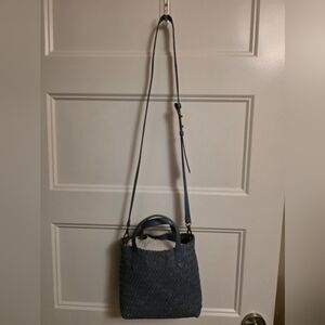 Madewell Small Transport Crossbody:  Woven Leather Edition